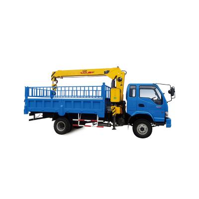 China TRUCK CRANE KSQS125 5 Ton Good Quality Lifting Machinery Truck Mounted Crane Price For Sale for sale