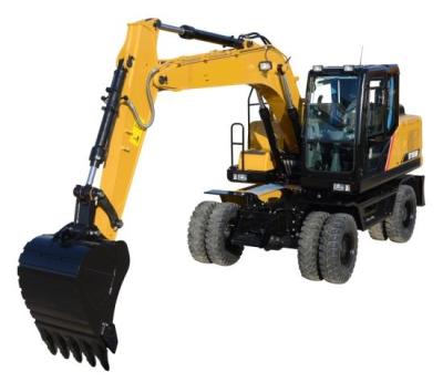 China Hotels 15 Tons Wheel Hydraulic Excavator SY155W rc china brand for sale