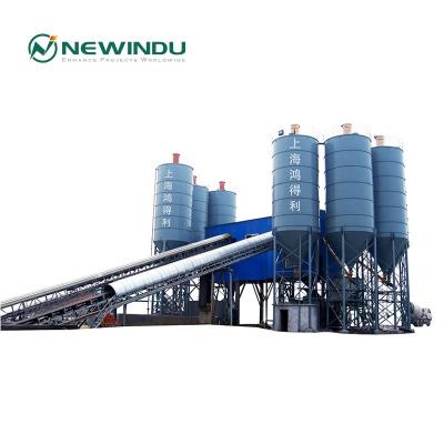 China Hotels Hop Type Cement And Concrete Batch Mixing Plant HZS150 Concrete Plant for sale