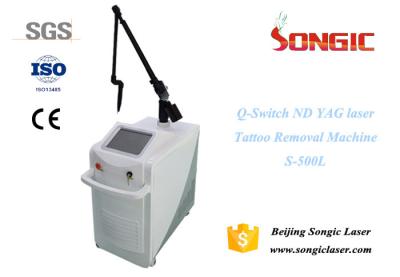 China Schmerzlose q-Schalter Nd YAG Laser-Tätowierungs-Abbau-Maschine 1064nm&532nm zu verkaufen