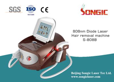 Chine Blanc et machine portative d'épilation de laser de la diode 808nm de Brown à vendre