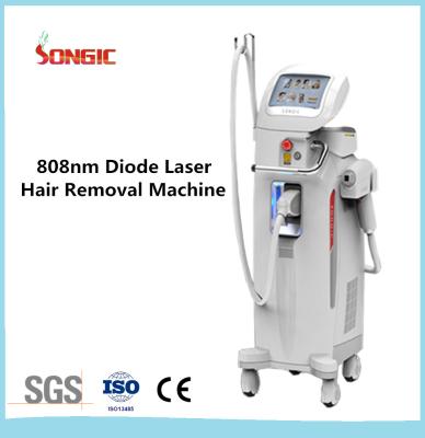 China Der Dioden-Laser-Haar-Abbau-Maschine der hohen Leistung 600w 808nm Vertikalen-Art Farbe weiße zu verkaufen