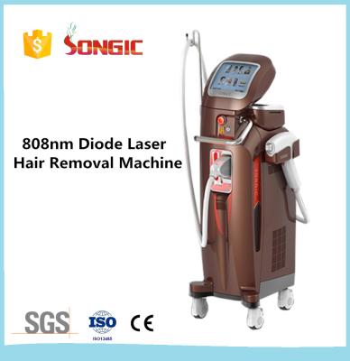 Chine Le style vertical 808nm de Songic autoguident des machines d'épilation de laser blanches à vendre