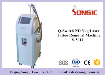 China Q Switch ND YAG Laser Tattoo Removal Machine with 1064nm / 532 nm for sale