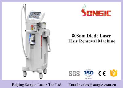 China 600w van het de Laserhaar van de hoge Machts808nm Diode van de Verwijderingsmachine Verticale het Type Witte Kleur Te koop