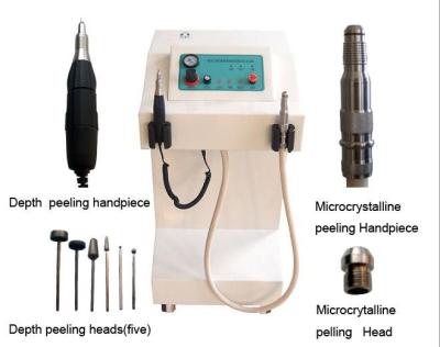 China Kristall und Diamant Microdermabrasion Maschine für vornübergeneigte Haut der Akne, Blackhead, Whitehead zu verkaufen