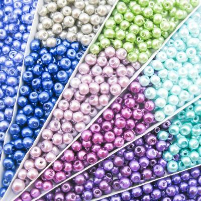 China Making Bracelets 1000 Pcs 4mm Multi Colors Loose Round Glass Spacer Bead Bead Beads For Bracelets Making for sale