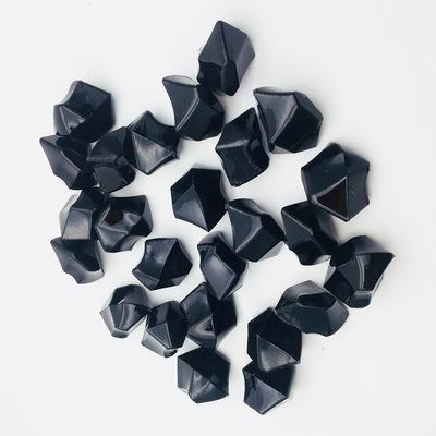 China 500g Abundant And Colorful Assorted Black Irregular Crystal Beads Plastic Crystal Chips Diy Gemstones for sale