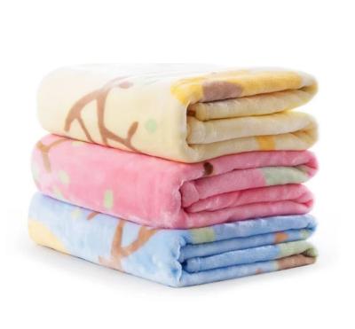 China Anti-pilling High Quality Comfortable Fleece SoftFluffy BlanketFlorges PlushwithFlannel Blanket for sale