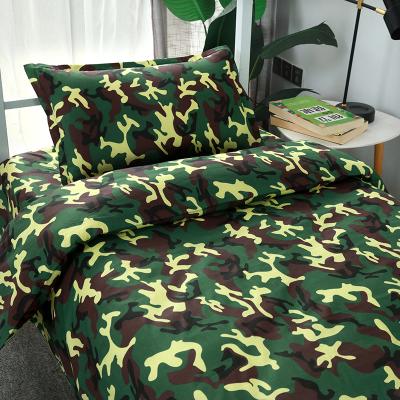 China Wholesale Home Quality And Custom 100% Camouflage Quilt Cover Stylish Cotton Style Heckles School Dorm Comforter Covers for sale