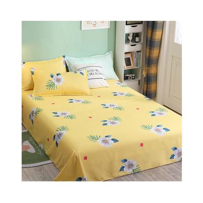 China OEM 1.5m High Quality Home Bedding Set Reactive Printing Brushed Quilt Cover For School for sale