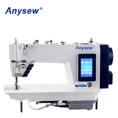 China Garment Shops AS200T-2S Double Stepper Motor Lock Industrial Stitch Automated Sewing Machine With Touch Screen for sale