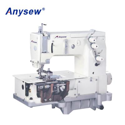 China AS2000C Factory Double Needle Belt Flatbed Loop Sewing Machine For Garment for sale