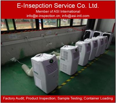 China Quality Inspection Service Product Inspection Service Portable Air Conditioner Inspection Service in China E-inspection for sale