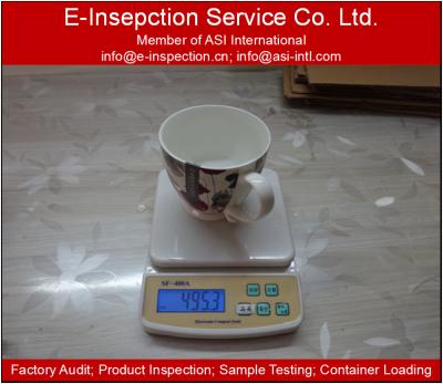 China Hunan Liling Ceramic Mug Cup Final Shipment Inspection Pre Service In China E-inspection for sale