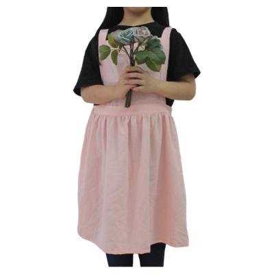 China Cafe bakery studio uniform home apron Printed kitchen apron children Men and women Cook cooking apron cotton linen waist apron for sale