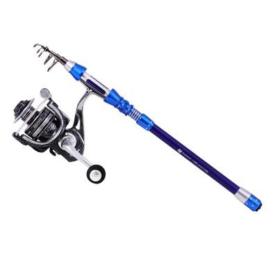 China Mini Carbon Fiber Sea Ultra-short Telescopic Small Rod Fishing Rod and Reel Combo Set Fishing Kit Fishing Rod with Reel for sale