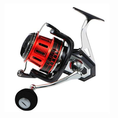 China LEFT HAND Metal Saltwater Fishing Reel 10000 Fishing Tackle For Carp Double Loading Spinning Fishing Reels for sale