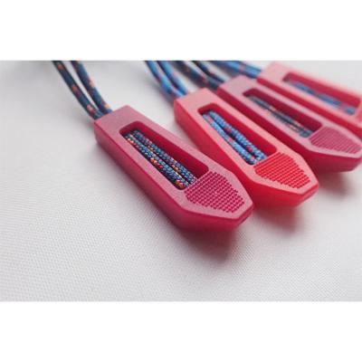 China Support TK Logo / Custom Model Zipper Pull / Silicone Puller Shape And Head TKZP007 for sale