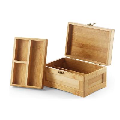 China 2021 New Large Sustainable Wood Pallet Storage Box Wooden Storage Jewelry Box for sale