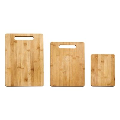 China 3-Piece Viable Bamboo Cutting Board, Set of 3 Assorted Sizes, Brown for sale