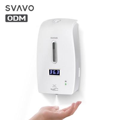 China Foam Open Soap Dispenser SVAVO Mold Refill Mold ABS Ac/Dc Touchless Odm Temperature Spray Soap Dispenser 600Ml For Airport for sale