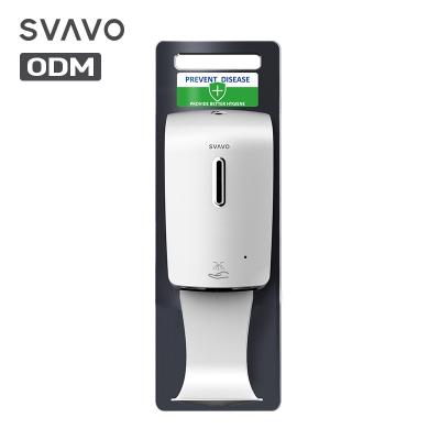 China Foam Soap Dispenser Manufacturer 1200Ml ABS DC/AC Adapter Touchless Spray Soap Dispenser For Desktop for sale