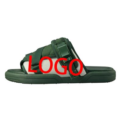 China Custom Made Custom Round M Logo Sandal Mens And Women Slides Shoes Men And Women LOGO Fashion Sliders Slippers For Slides Sandals for sale