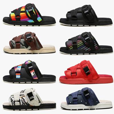 China Wholesale Men's Round Custom LOGO Slides Sandals Slippers Customized High Quality Casual Slides for sale