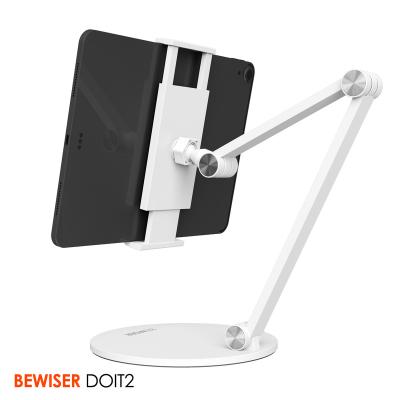 China Adjustable Foldable Metal Tablet Table Stand Tablet Holder Stands Adjustable Desk Tablet Stand (BEWISER DOIT2) for sale