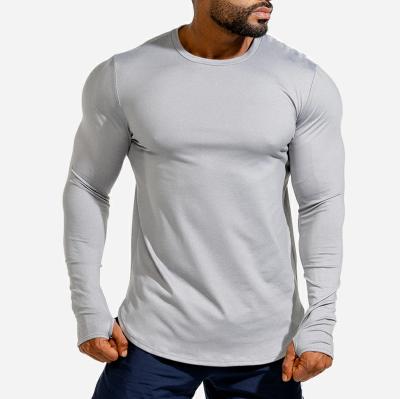 China Anti-Wrinkle Super Soft Muscle Mens Tee Gym Workout Sports T Shirts For Men for sale