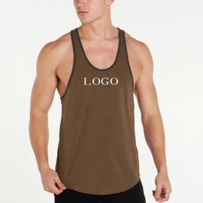 China Hot Selling Custom Breathable Plain Breathable Knit Sleeveless Racerback Fitness Tank Top for sale