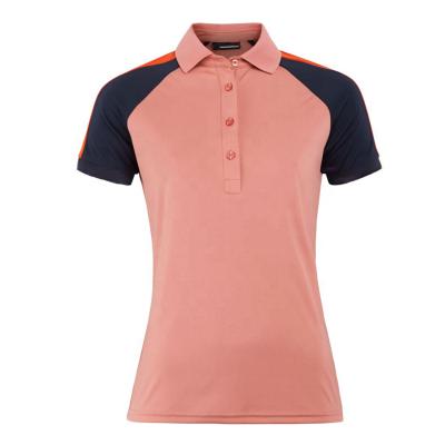 China Custom Breathable Sports Soft Quality Superdry Color Combination Cotton Golf Polo Women QUICK DRY for sale