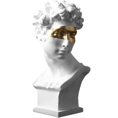 China David Nordic Hotel Figure Resin Europe Abstract Sculpture Decoration Handwork Sculpture Soft Ornament Artstatue Home Model Room for sale