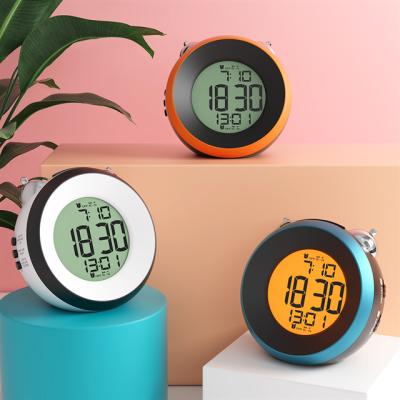 China Wholesale Round Bright Smart Compact Multifunctional Alarm Clock New Style LED Antique Simple Creative Electronic Alarm Clock for sale