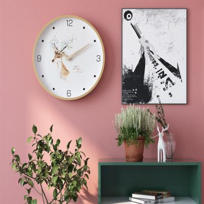 China Europe Amazon Hot Sale Modern Simple Wall Clock Fashion Mute Living Room Wall Clock Nordic Simple Bedroom Wall Clock for sale