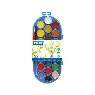 China For Drawing and Printing Purposes Best Quality Low Price 30mm with Convenient Brush Paint Palette Watercolor Artist Watercolor Paint for sale