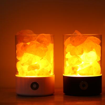 China China Himalaya Salt Lamp Natural Crystal Salt LED Night Light USB Mountain Salt Lamp for sale