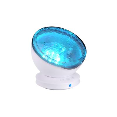 China Modern Colorful Soporific LED Night Light Projection Lamp Ocean Hypnotic Projector for sale