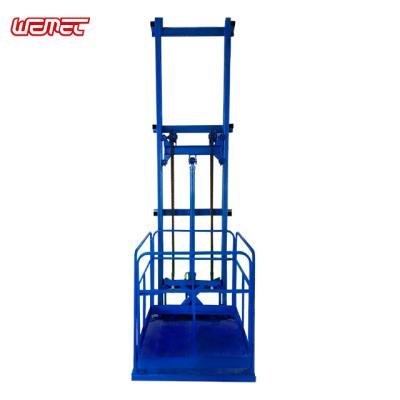 China Residential Advance Cargo Lift Hotels Hydraulic Warehouse Elevator Stationary Rail Freight Elevator for sale