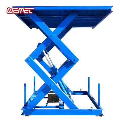 China Goods Wemet Small Stationary Scissor Platform Hydraulic Fixed Lift Scissor Lift Table 1000 Kg For Sale for sale