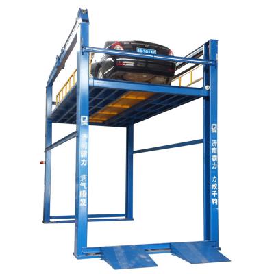 China Used For Loading Car Or Equipment To Different Size CE 4 Post Car Lifts For Home Garages Four Column Hoist 4 Post Hydraulic Bridge Car Lift for sale