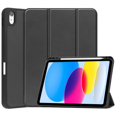 China iPad 10.9 Gen 2022 10th Inch For iPad 10.9 10th Gen 2022 Tablet Shell Shockproof Leather Case For iPad 2022 Tablet Ultra-t With Pencil Holder for sale