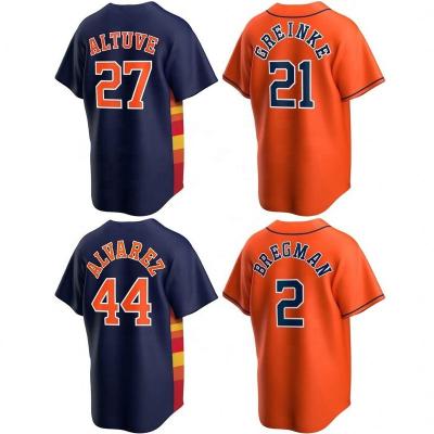 China Wholesale Breathable Men's Houston City Baseball Jersey Softball Jersey High Quality Baseball Uniform Wear for sale