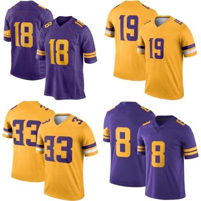 China Wholesale Jersey Mens City Stitched Minnesota Breathable Justin Jefferson Jersey for sale