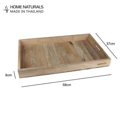 China Sustainable Customized Wooden Wooden Breakfast Tray Tray Kitchen Serving Trays Tarjotin Bandeja for sale