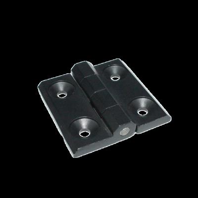 China Beautiful High Quality Black Zinc Alloy Machine Cabinet Door Hinge for sale