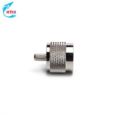 China Factory Price Brass Coaxial RF 50 Ohm For RG58 N Male Connectors Crimp Connector for sale