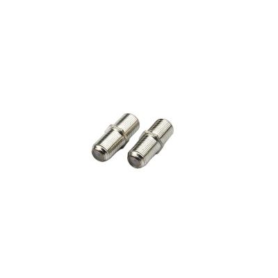 China F81 Coaxial Barrel Connector 3GHz Female To Female Type F Adapter Tin Plating for sale