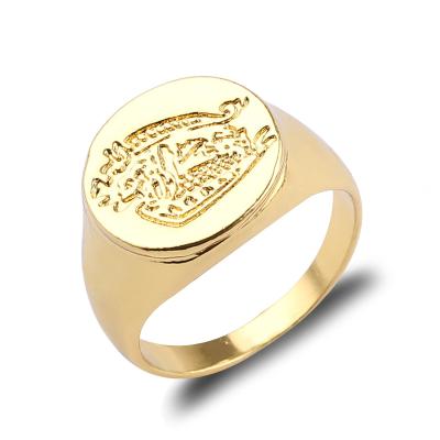 China CLASSIC Ace Agent 2 Movie Same Ring Alloy Gold Plated Kingsman Tail Ring for sale